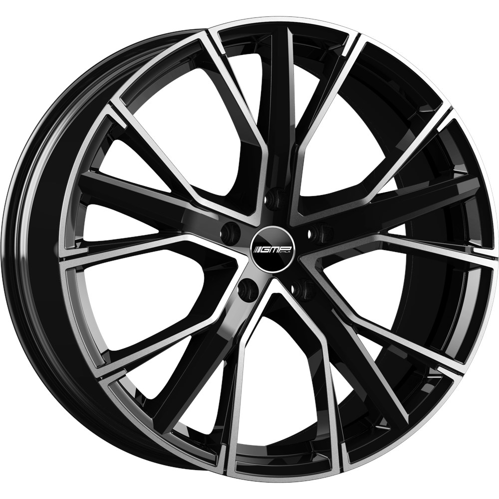 GMP WHEELS GUNNER ZWART GEPOLIJST 8002000021834